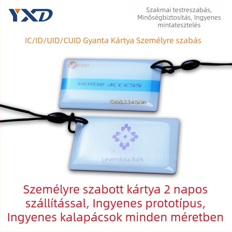 Epoxiból készült hozzáférés-ellenőrző intelligens kártya – érintés nélküli IC-kártya, ingatlanokra, campusra, liftre és hotel/apartman hozzáférésre (100000 írási/olvasási ciklus)
