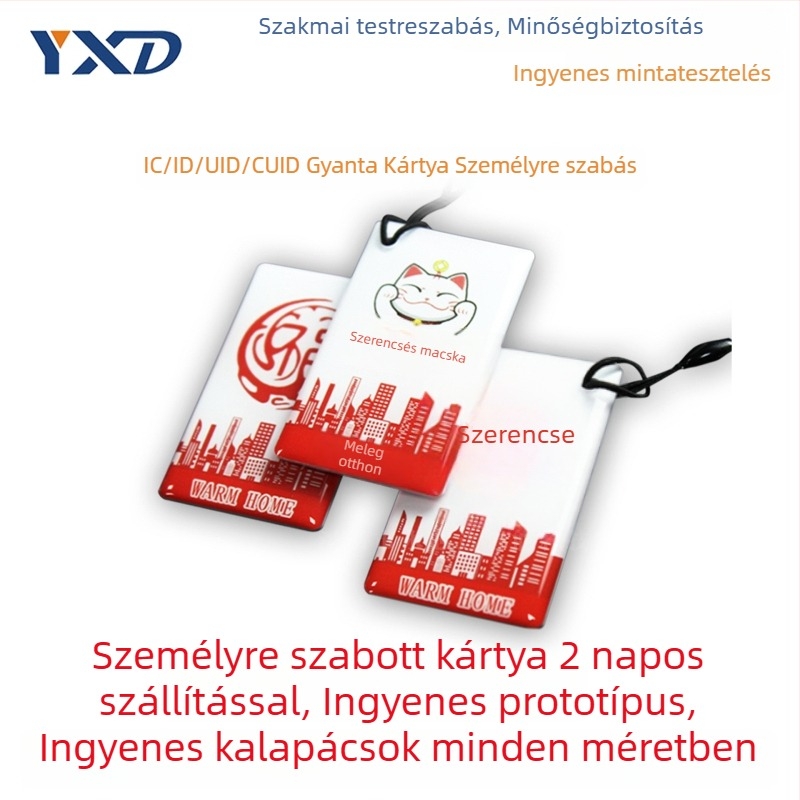 Epoxiból készült hozzáférés-ellenőrző intelligens kártya – érintés nélküli IC-kártya, ingatlanokra, campusra, liftre és hotel/apartman hozzáférésre (100000 írási/olvasási ciklus)