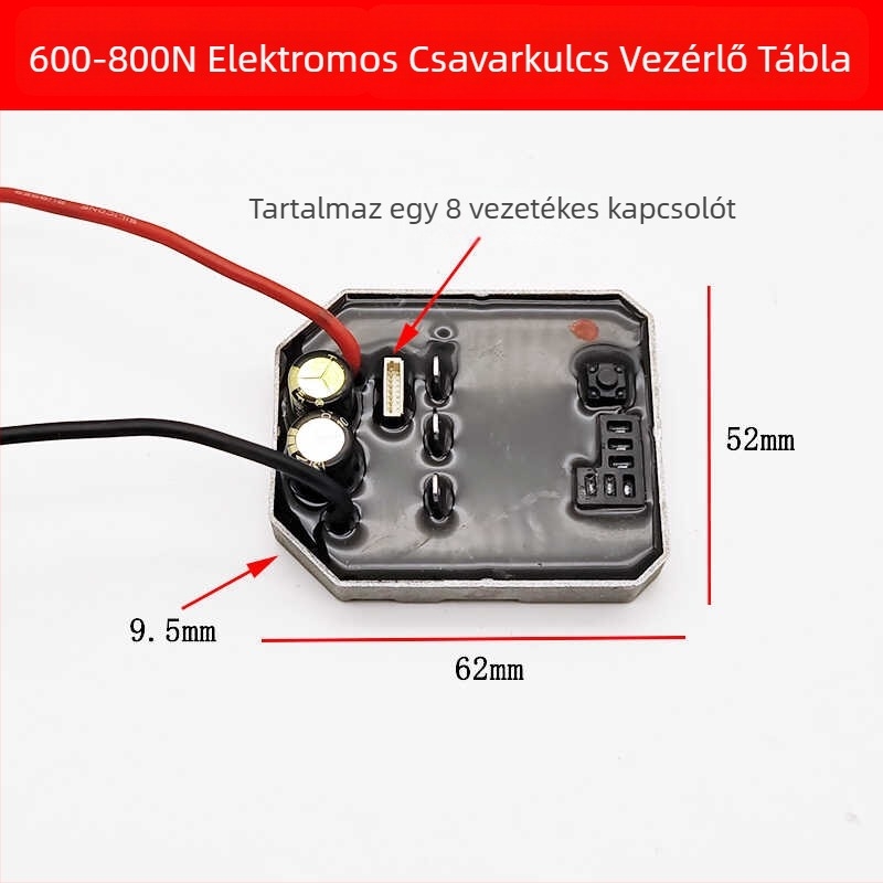 Brushless elektromos kulcs, 36V, nagy nyomaték, Li-ion akkumulátorral, rozsdamentes acélhoz