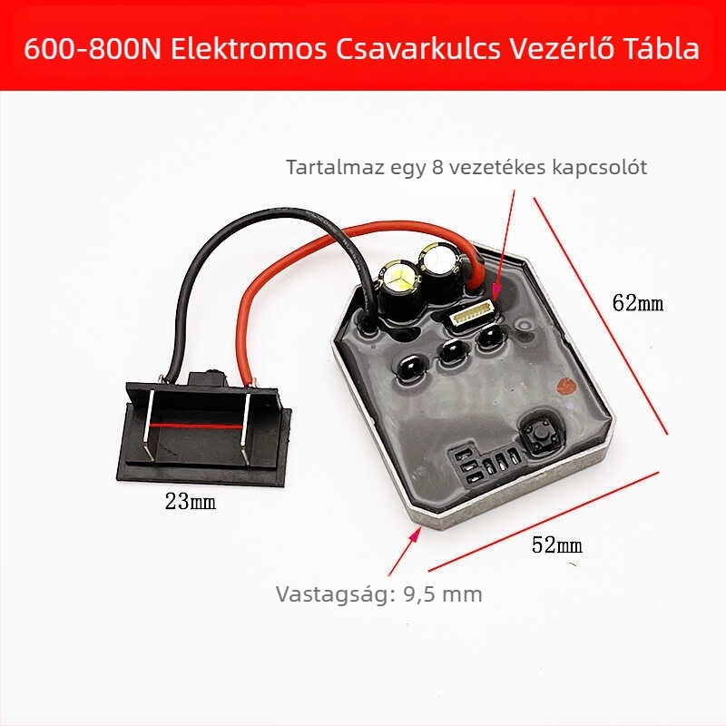 Brushless elektromos kulcs, 36V, nagy nyomaték, Li-ion akkumulátorral, rozsdamentes acélhoz