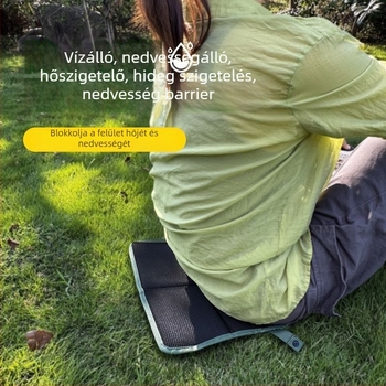 Oems Oxford anyagból készült összecsukható kemping alátét – vízálló, vastagabb, egy személyre (Yiwu, 72 g)