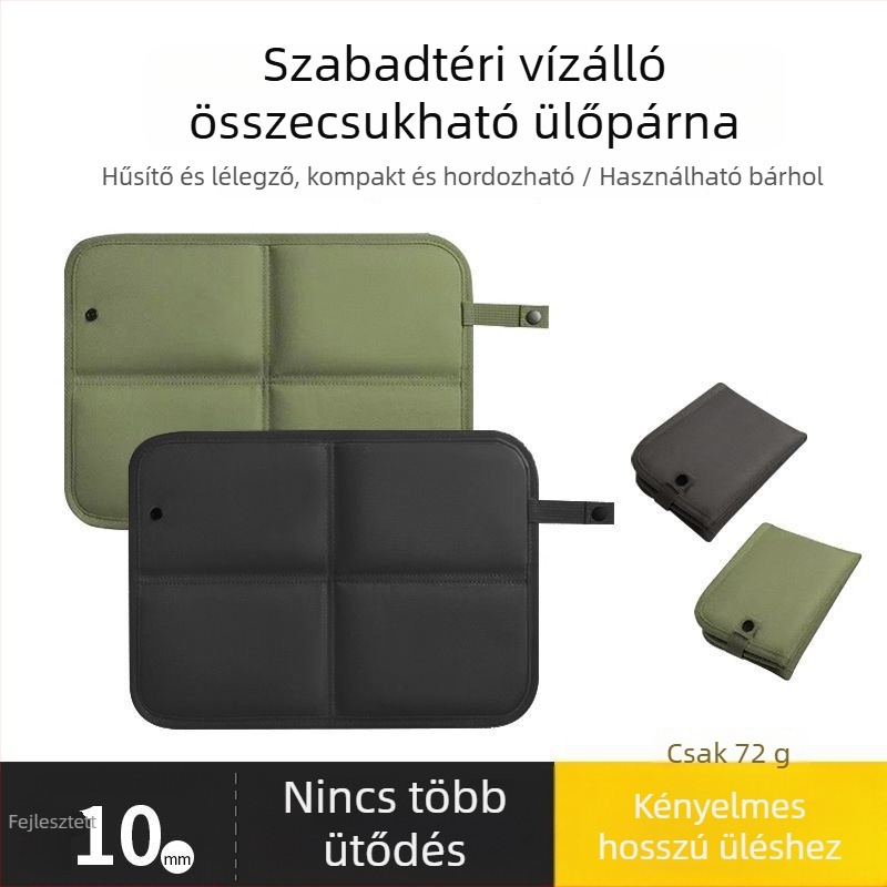 Oems Oxford anyagból készült összecsukható kemping alátét – vízálló, vastagabb, egy személyre (Yiwu, 72 g)