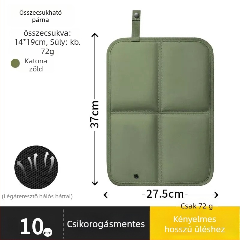 Oems Oxford anyagból készült összecsukható kemping alátét – vízálló, vastagabb, egy személyre (Yiwu, 72 g)
