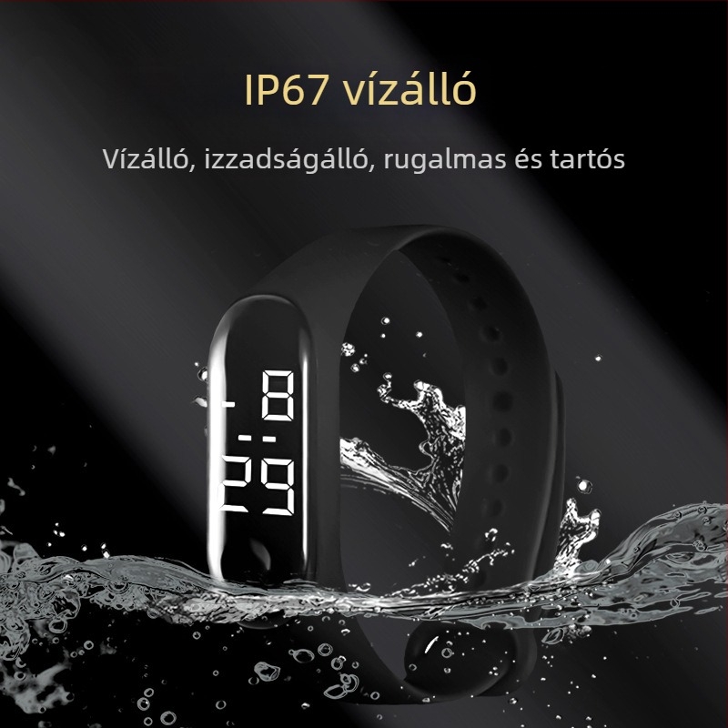 Okos IC karkötő RFID-vel — NFC ujjlenyomat- és zármechanizmus, M1 chip, 1–5 cm érzékelési távolság, 1024 memória, HF RFID, passzív tápellátás