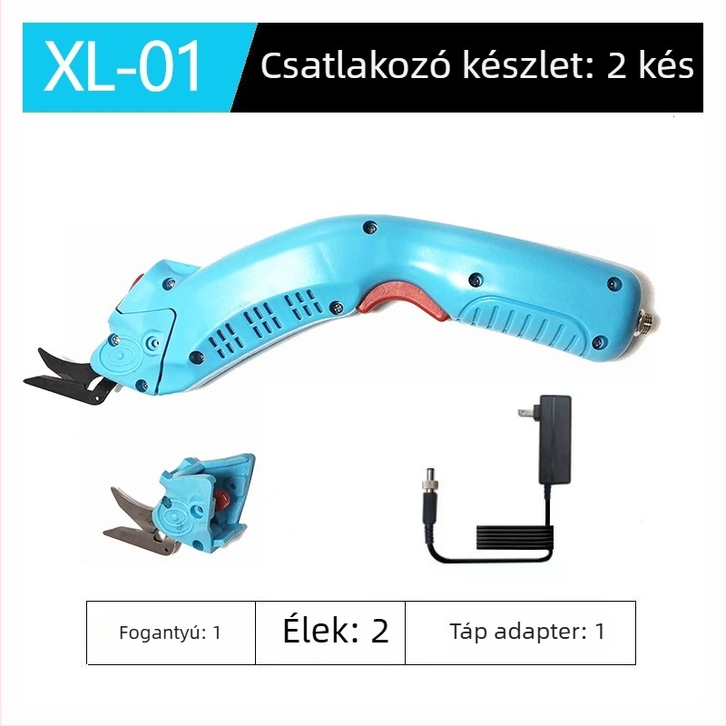 Textilvágó elektromos olló ruházathoz – hálózati ellátás, 220V, 110–220V tartomány
