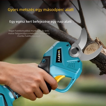 32 részes kerti szerszámkészlet elektromos metszővel, hordozható lítium-ion akkumulátoros metsző gyümölcsfákhoz