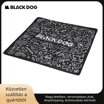 Black Dog kemping matrac alumíniumfóliával, csúszásmentes és nedvességálló, 2–4 fő számára