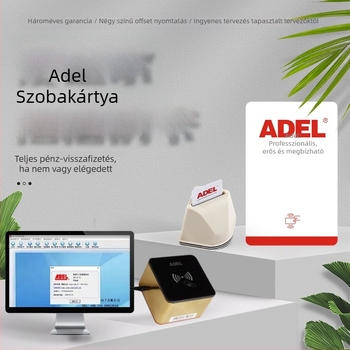 Okos szállodai szobai hozzáférési kártya (A90/A93 érzékelő), PVC anyag, egyedi nyomtatás