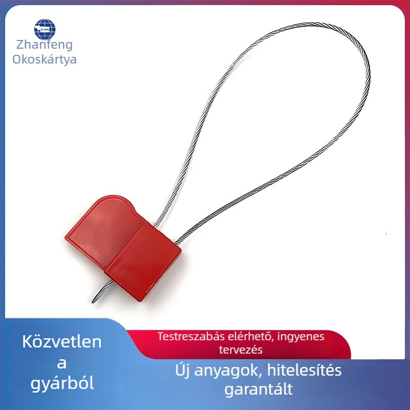 Elektronikus plombázó címke RFID - Chip: Olvasás/írás kártya; Érzékelési távolság: 5; Olvasás/írás idő: 0,1; Törlés élettartam: 100 000 alkalom; Hordozó frekvencia: Magas frekvenciájú RFID