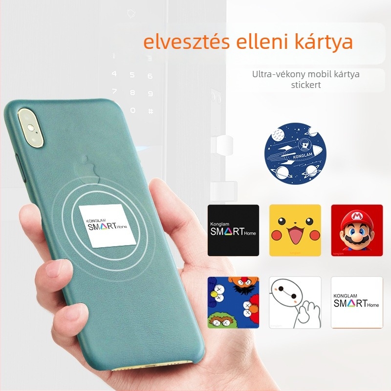 Okos kártya – Mobiltelefonhoz tartozó hozzáférési kártya, NFC, érintkezés nélküli IC, kapacitás 512, működési hőmérséklet 30-70°C