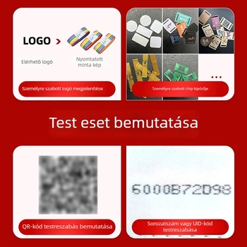 RFID csuklópánt (1~4 érzékelési távolság, olvasási/írási chip, 1024 memóriaméret, olvasási/írási idő 1~2 s, magas frekvencia)