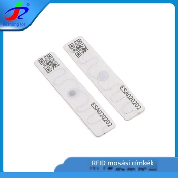 RFID ruhacímke mosási célra — UHF, 128 byte memória, olvasás/írás 0,1 s, ISO18000-6C, passzív