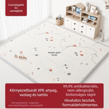 Baba mászó matrac, vastag, esésvédő, szagtalan, XPE padlómat gyerekeknek