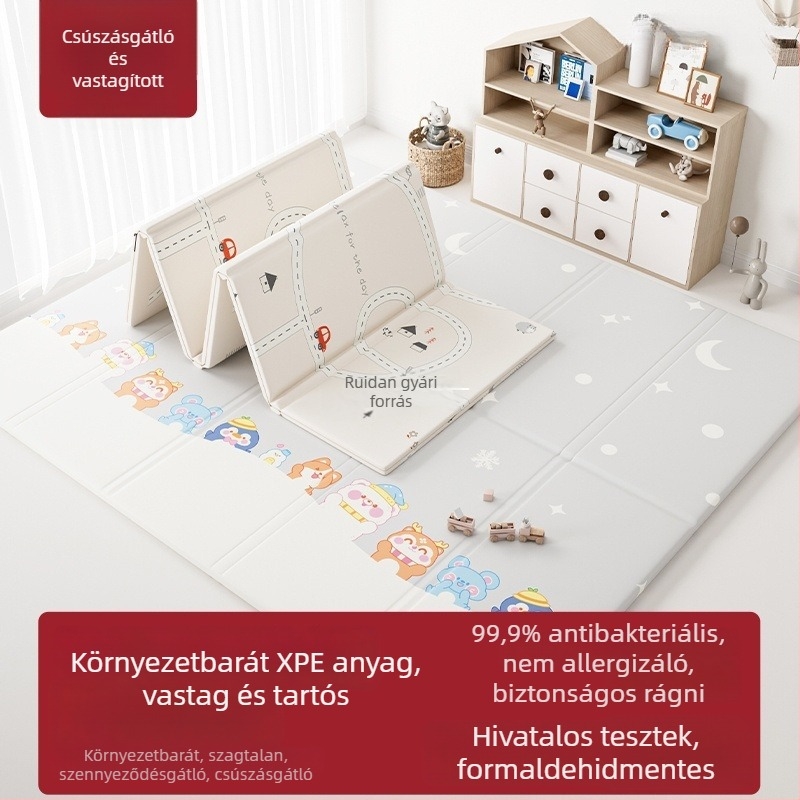 Baba mászó matrac, vastag, esésvédő, szagtalan, XPE padlómat gyerekeknek