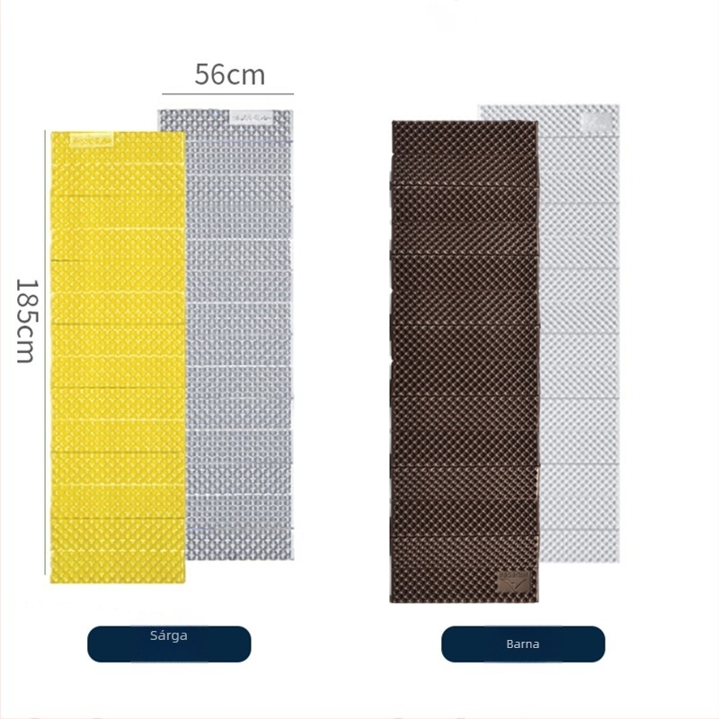 Kemping nedvességálló matrac IXPE habból, Ultra-könnyű, modell WSCM-003, egy személyre, 490 g