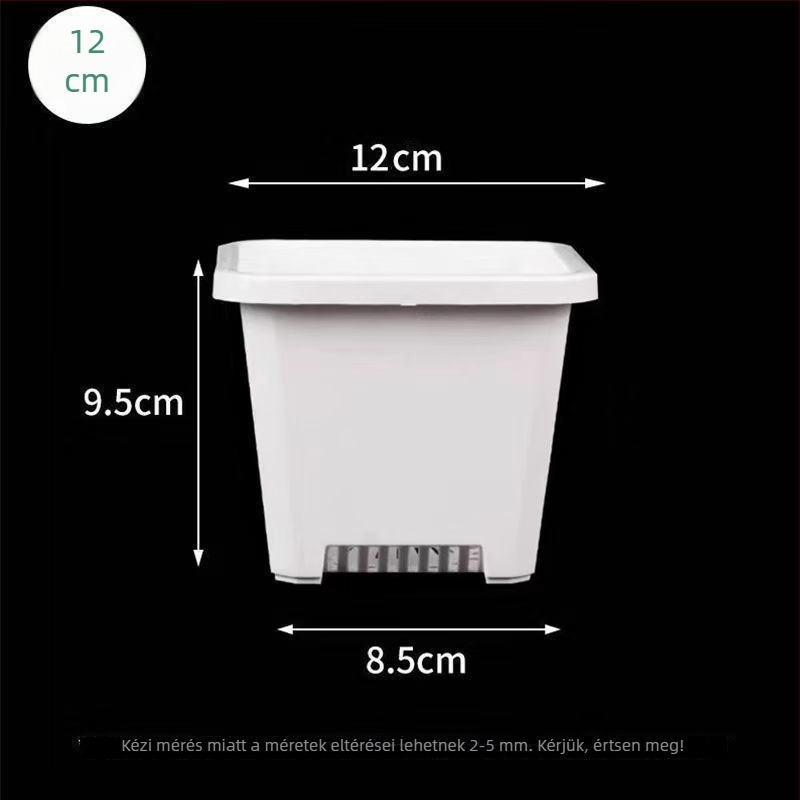 Virágcserép – glazúrozott porcelán, korrózióálló, padlóra álló kivitel, otthoni kertészkedéshez, Márka Unique