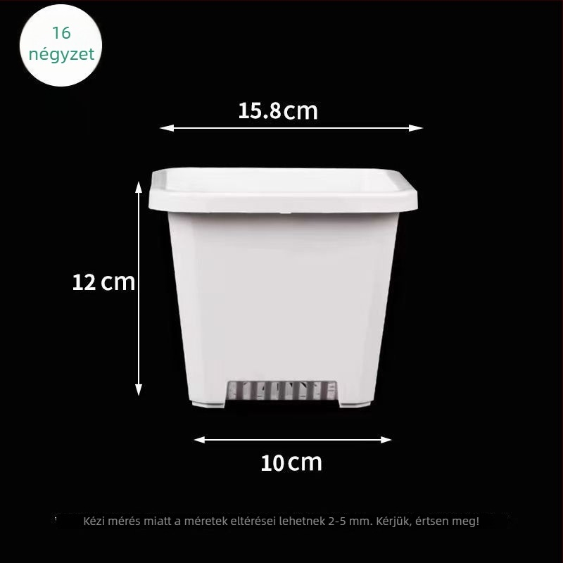 Virágcserép – glazúrozott porcelán, korrózióálló, padlóra álló kivitel, otthoni kertészkedéshez, Márka Unique