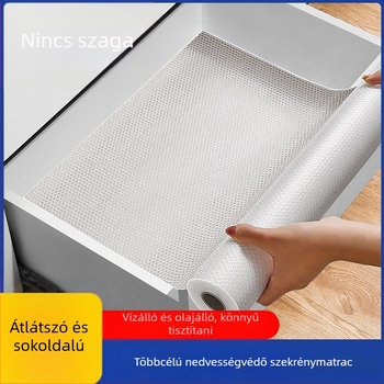 EVA fiók nedvességvédő alátét - négyzet alakú, csúszásmentes felület, konyha, hűtő és szekrény számára