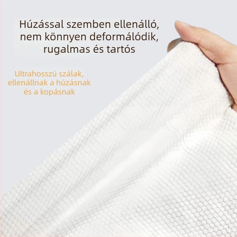 Egyszer használatos szépségszalon törölköző hajszalonhoz, nedvszívó, vastag, nagy fejfedővel, gyöngyház mintával
