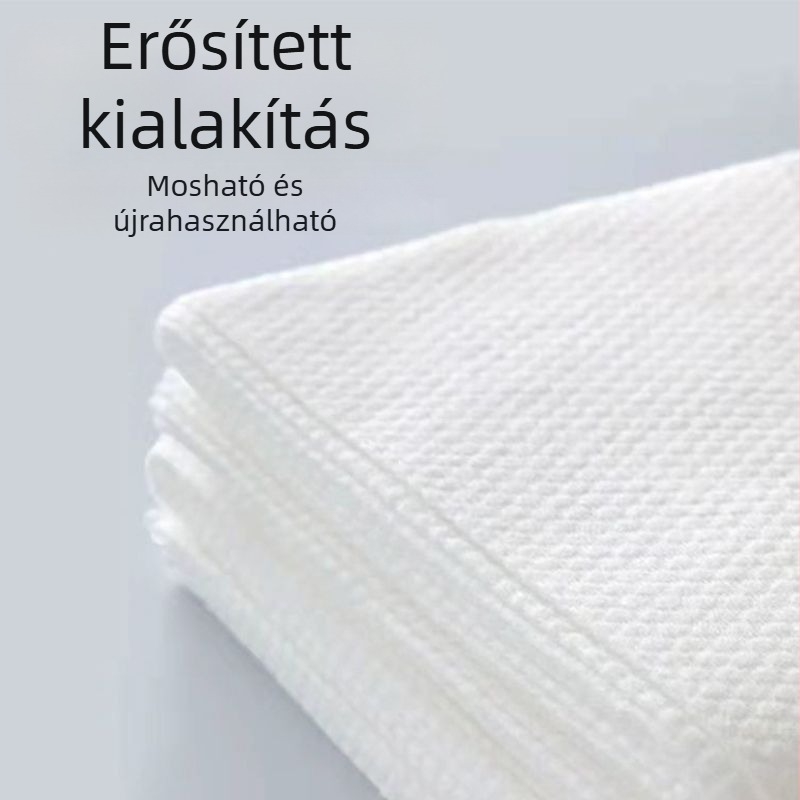 Háziállatok számára egyszer használatos fürdető törölköző, pamutból, növényi rostok, márka Unique, vízfelvétel 0–5 s, gyártási folyamat: sima szövés.