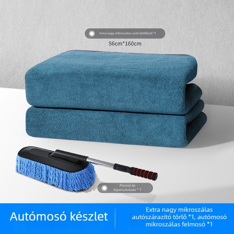 Yiyi mikroszálas autós törlőkendők – megvastagított, nedvszívó belső tisztításhoz, szöszmentes, sokoldalú