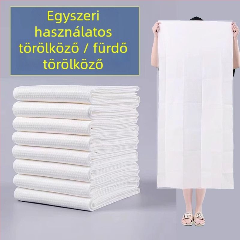 Egyszer használatos háziállat-törölközők, vastag fürdő törölközők macskáknak és kutyáknak, univerzális a kozmetikai és fodrászszalonokhoz; anyag: fa celluloszrost; kapok; nedvesség felszívódása: 0–5 s