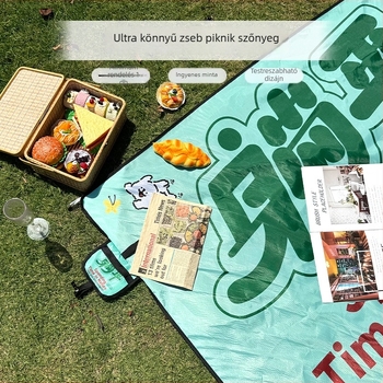 Piknik matrac - ultra vékony, vízálló és homokálló, 115 g, 4–6 személyre, hordozható Oxford szövetből készült