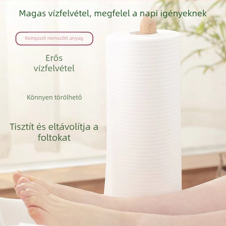 Egyszer használatos láb törlő kendő nem szövött anyagból, nedvszívó és gyorsan száradó, szállodák és kollégiumok számára