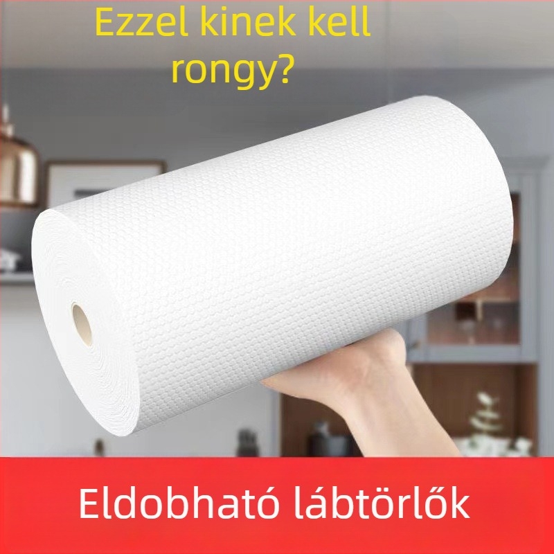 Egyszer használatos láb törlő kendő nem szövött anyagból, nedvszívó és gyorsan száradó, szállodák és kollégiumok számára
