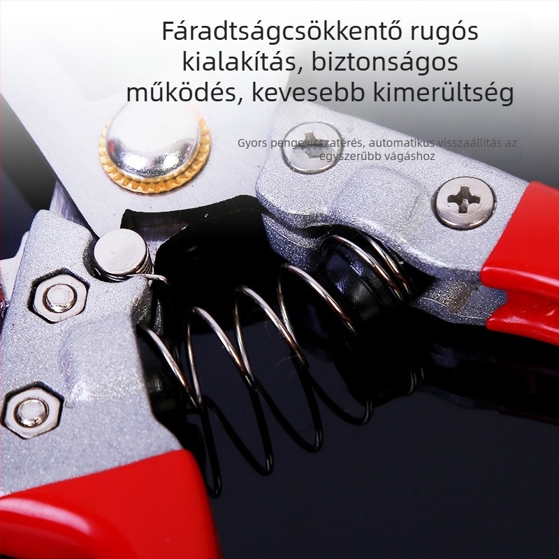 Kerti metszőolló – munkaerő-megtakarító, oltási lehetőséggel gyümölcsfákhoz, hordozható