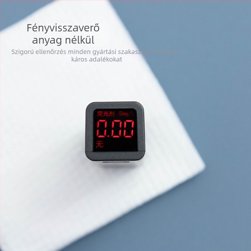 Egyszer használatos arctisztító kendők – növényi rostból készült kozmetikai vattakorong, 1 réteg, 140 g, 20 db, 36 hónapig felhasználható