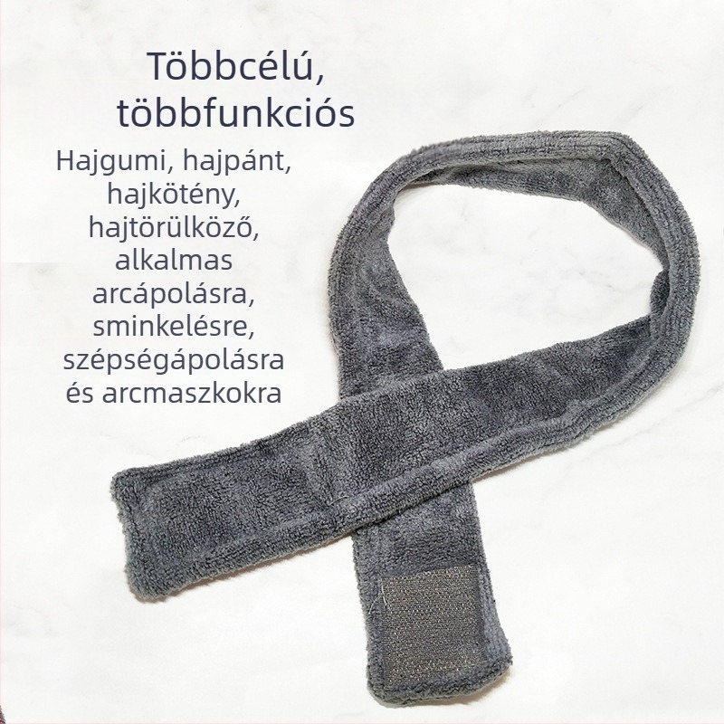  Rostból készült hajcsomagoló kendő Velcro-zárral, nedvszívó, a perm és festés közbeni hajcsomagoláshoz, szalon használatra