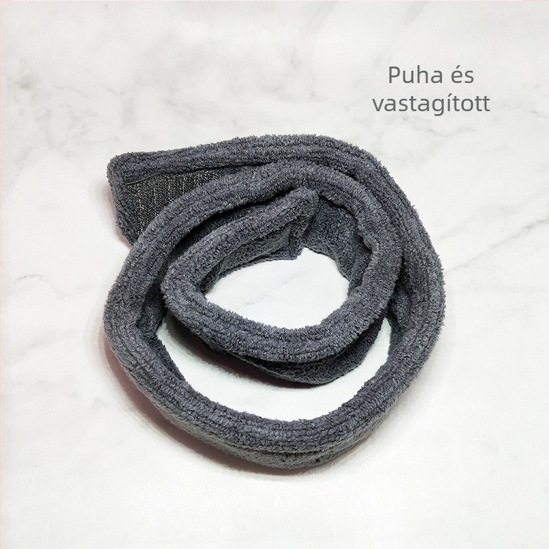  Rostból készült hajcsomagoló kendő Velcro-zárral, nedvszívó, a perm és festés közbeni hajcsomagoláshoz, szalon használatra