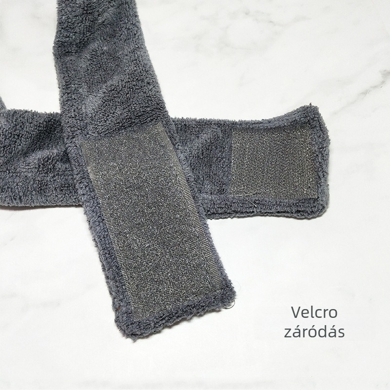  Rostból készült hajcsomagoló kendő Velcro-zárral, nedvszívó, a perm és festés közbeni hajcsomagoláshoz, szalon használatra