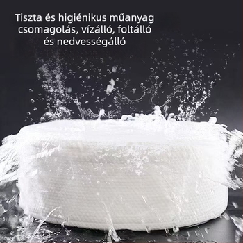 Egyszer használatos arc törölközők, nagy tekercs, 600 g, ultra vastag gyöngyház textúra, növényi rostból, testreszabás lehetséges, családi csomag, szépségszalonok és fodrászatok számára