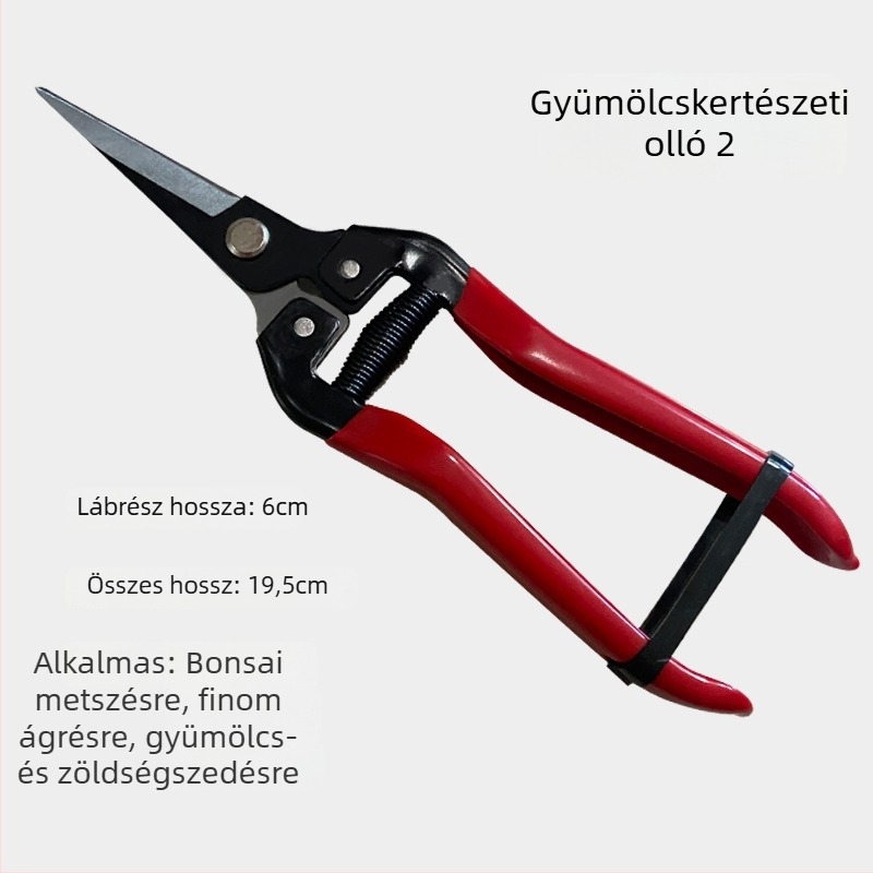 Juwo Metszőolló – ergonómikus kialakítás, kíméli az erőt kertészeti, gyümölcsfák, szőlő és palánták között
