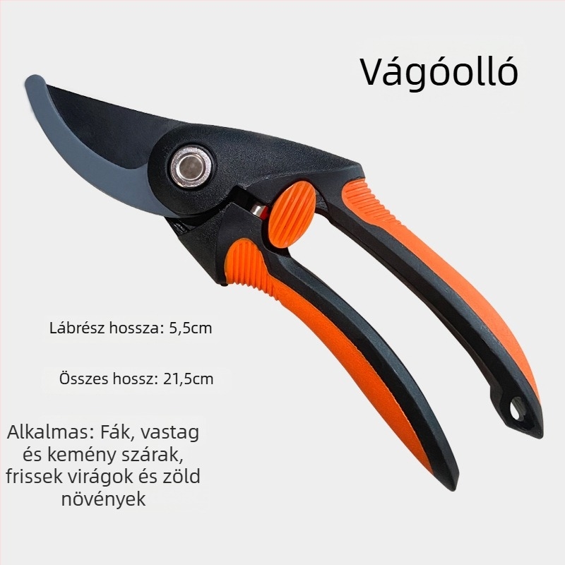 Juwo Metszőolló – ergonómikus kialakítás, kíméli az erőt kertészeti, gyümölcsfák, szőlő és palánták között