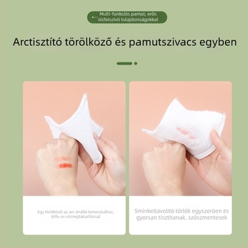 Egyszer használatos arc törölköző — Shadows, ultrafin rostok, formázott szövet és egyenes szövés, testreszabás nélküli