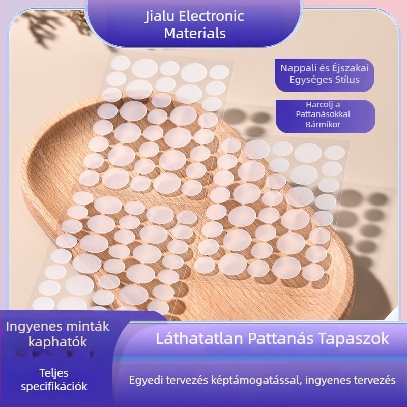Láthatatlan akne-tapasz az arcra, uniszex, elfedi a pattanások nyomait, vízálló, bőrbarát