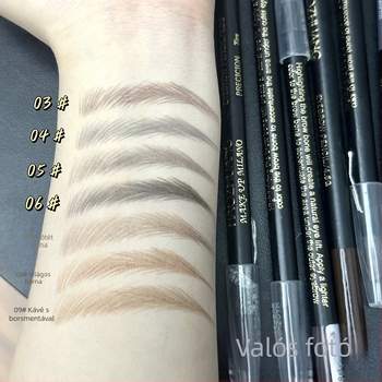 Sminkes szemöldök ceruza, vízálló, hosszú tartósságú, ultra-finom heg, nők számára
