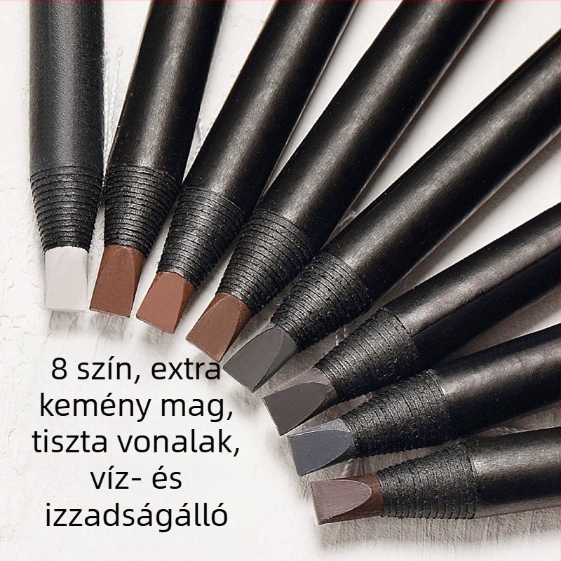 Vízálló szemöldökceruza ultrafin heggel, hosszú tartósságú és precíz vonalú szemöldökhöz – professzionális használatra