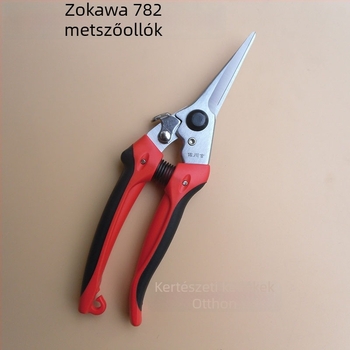 Metszőolló – Modellek 752/762/782; kerti metsző olló, gyümölcs szedés, levél- és rügyek, virágágak