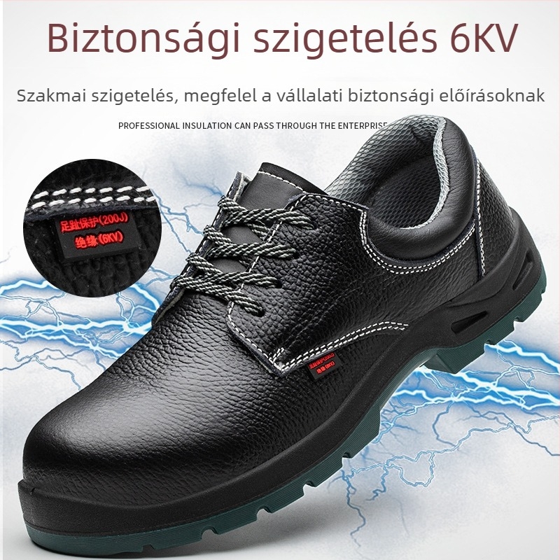 Shield King munkavédelmi cipő 4381-5: ütésálló, áthatolás elleni védelem, 6 kV szigetelés, sav- és lúgállóság, csúszásmentes talp