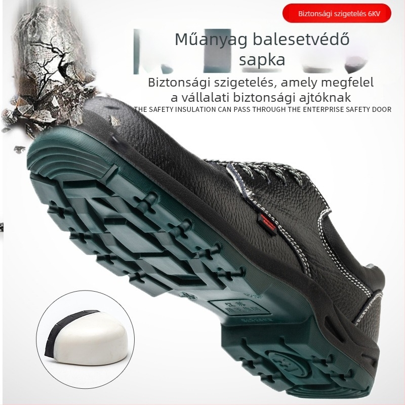 Shield King munkavédelmi cipő 4381-5: ütésálló, áthatolás elleni védelem, 6 kV szigetelés, sav- és lúgállóság, csúszásmentes talp