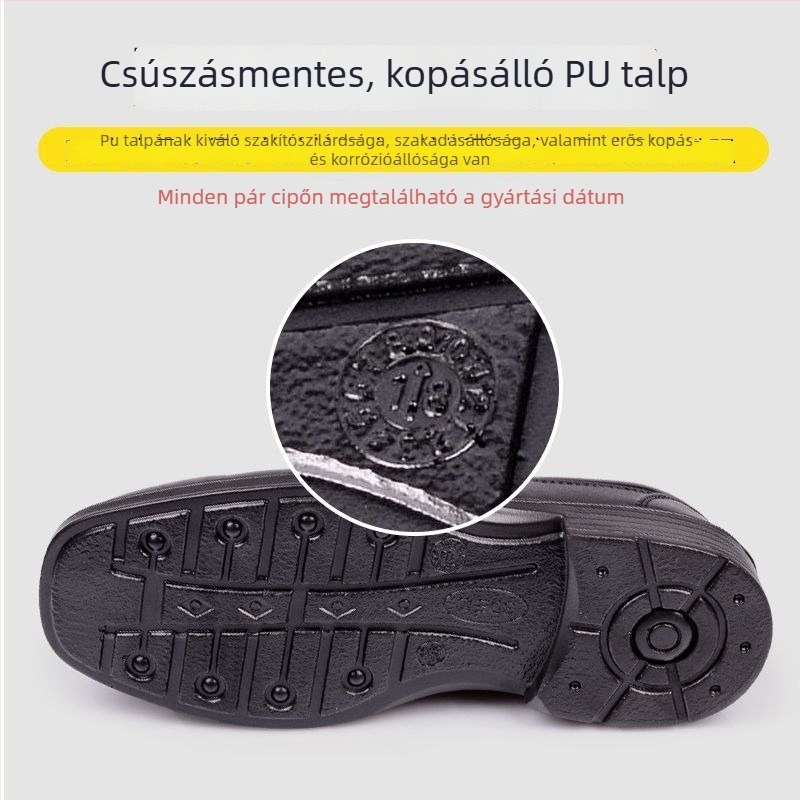 Shield King szigetelt munkavédelmi cipő – mikroszálas bőr, alacsony felsőrész, szigetelt