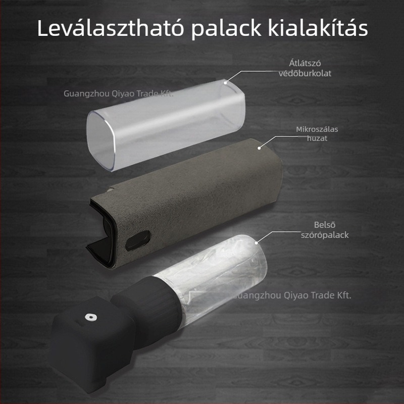 Autó belső központi kijelző tisztító törlő, hordozható ujjlenyomat-mentes spray, antibakteriális, anyag: velúr, márka: Chiyono, testreszabás: Igen