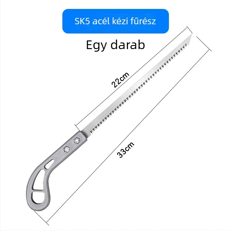 Kézi fűrész PVC- és műanyagcsövekhez — finfogú, fali panelekhez, japán metszőfűrész