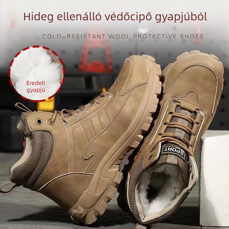 Szigorú munkacipő szigetelt, ütésálló és perforációálló, alumínium orr, mikroszálas bőr, középmagas felsőrész