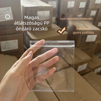 Polipropilén snack csomagoló táska, Tw-trow márka, zárható élelmiszer csomagolás