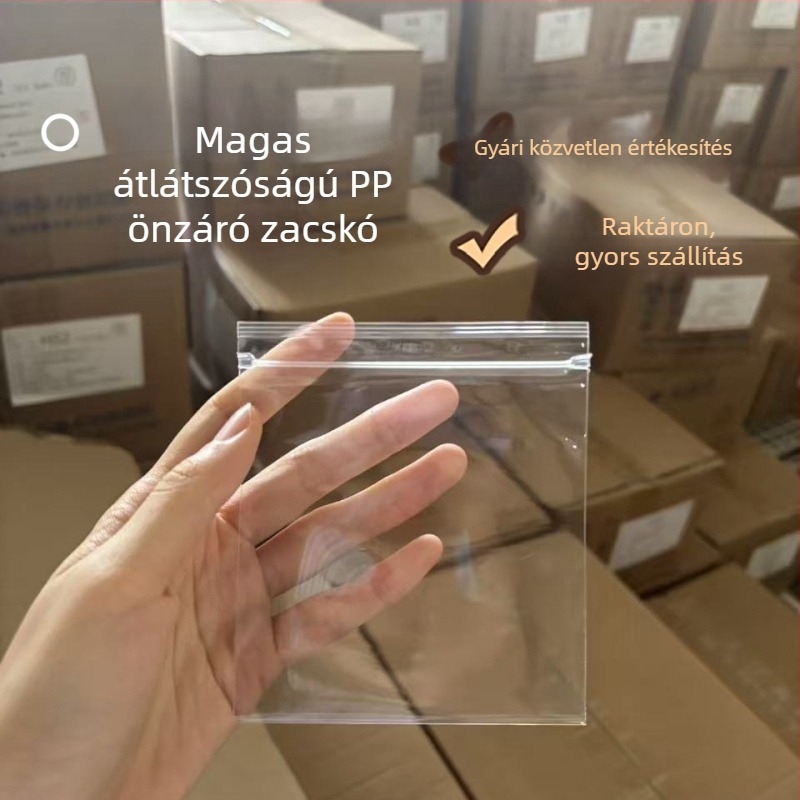 Polipropilén snack csomagoló táska, Tw-trow márka, zárható élelmiszer csomagolás